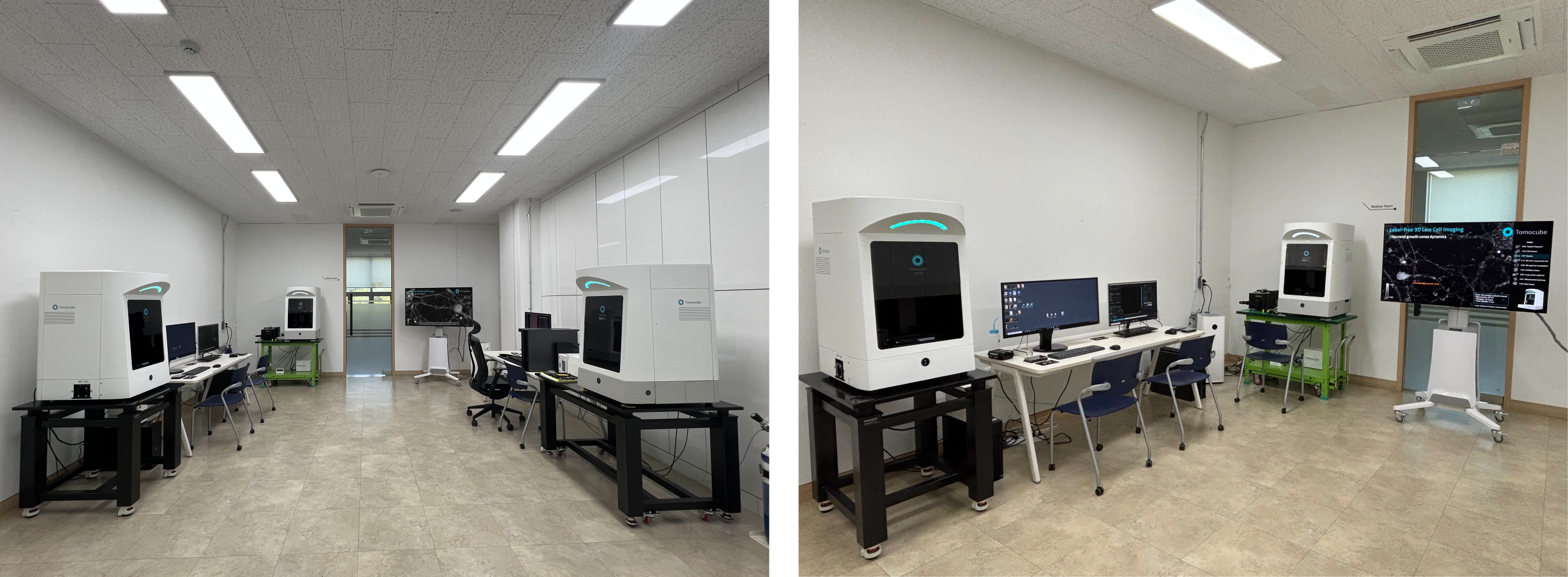 Demo room: a dedicated space to explore, test, and inspire.